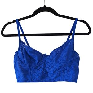Aerie Blue Lace Bralette